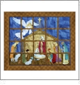 Nativity Window Scene Embroidery Designs by Dakota Collectibles on Multi-Format CD-ROM F70423