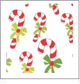 Candy Canes - Winter Holiday - QuickStitch Embroidery Paper - One 8.5in x 11in Sheet - CLOSEOUT
