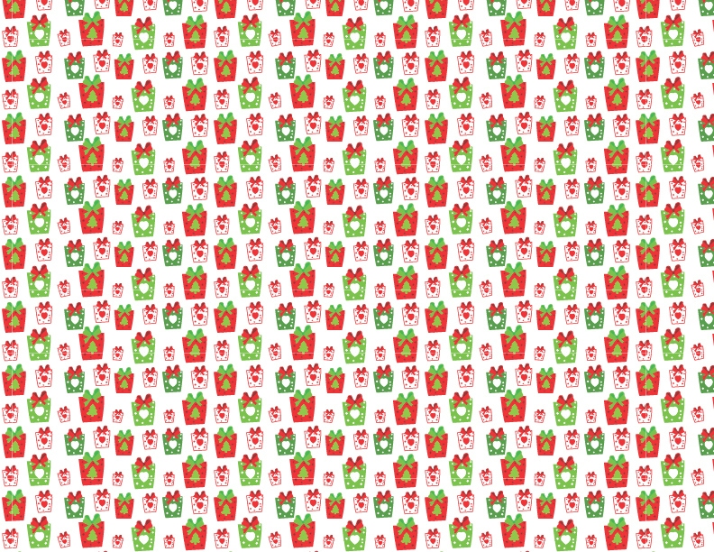 Presents - White - Winter Holiday - QuickStitch Embroidery Paper - One 8.5in x 11in Sheet- CLOSEOUT