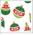 Ornaments - White - Winter Holiday - QuickStitch Embroidery Paper - One 8.5in x 11in Sheet - CLOSEOUT