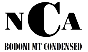 Car Monogram Vinyl - 5" - Bodoni MT Condensed Font Style