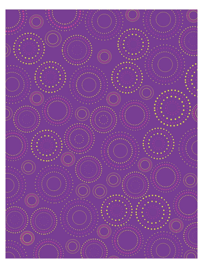 Circles  - QuickStitch Embroidery Paper - One 8.5in x 11in Sheet - CLOSEOUT