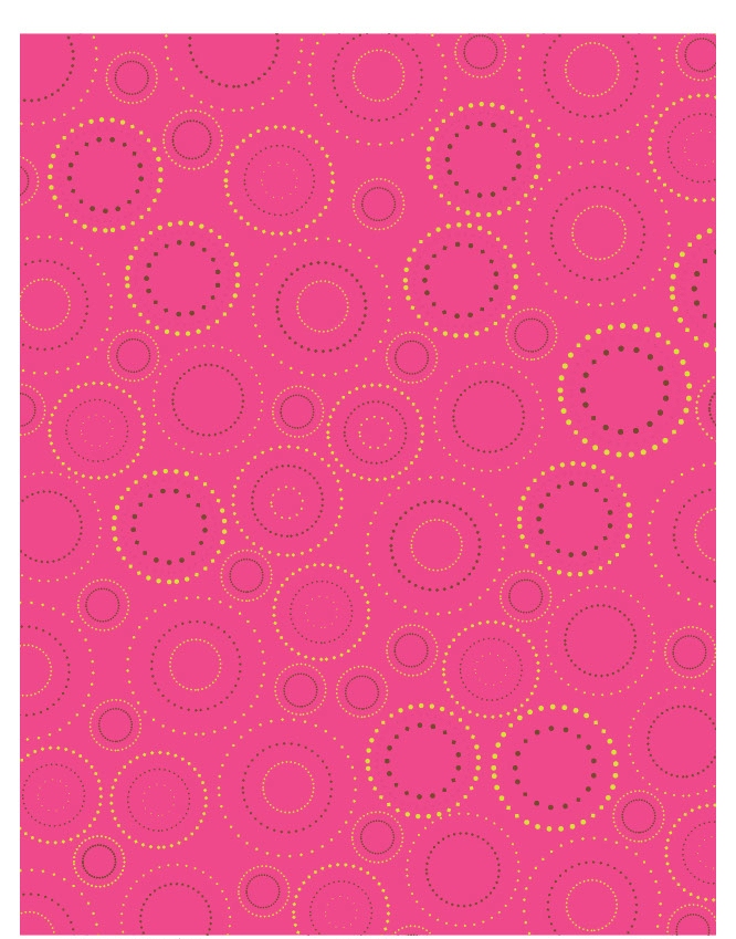 Circles - QuickStitch Embroidery Paper - One 8.5in x 11in Sheet - CLOSEOUT