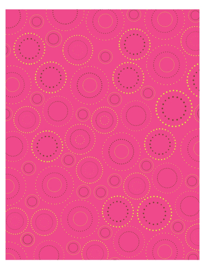 Circles  - QuickStitch Embroidery Paper - One 8.5in x 11in Sheet - CLOSEOUT