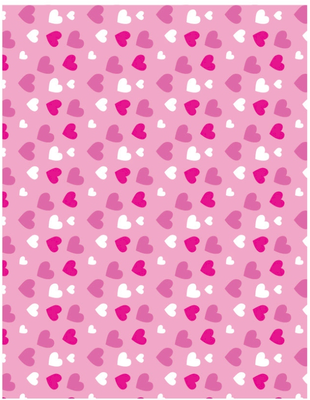 Hearts 1 - QuickStitch Embroidery Paper - One 8.5in x 11in Sheet- CLOSEOUT