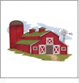 Tractors, Barns & Windmills Embroidery Designs by Dakota Collectibles on a CD-ROM 970421