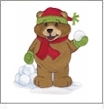 Beary Christmas Embroidery Designs by Dakota Collectibles on a CD-ROM 970409