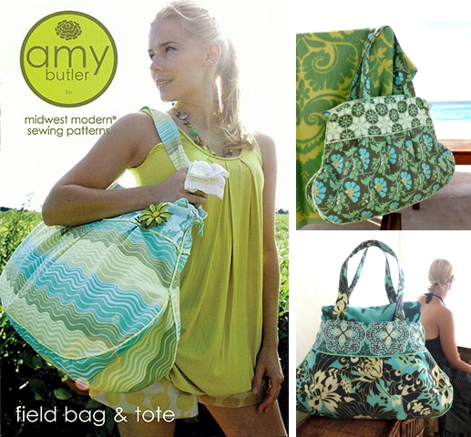 Field Bag & Tote Sewing Pattern by Amy Butler