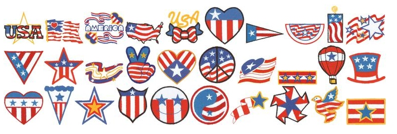 Patriotic Embroidery Designs Limited Edition Pack #1