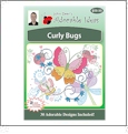 Curly Bugs Embroidery Designs by John Deer's Adorable Ideas on a Multi-Format CD-ROM AICUR