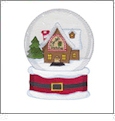 Christmas Snow Globes Collection Embroidery Designs by Dakota Collectibles on a CD-ROM 970449