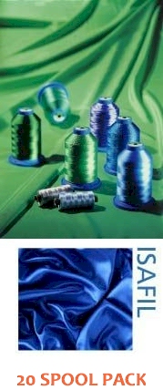 20 Isafil German Embroidery Thread Spools