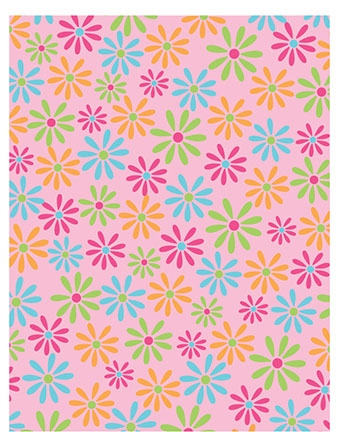Daisy 2 - QuickStitch Embroidery Paper - One 8.5in x 11in Sheet - CLOSEOUT
