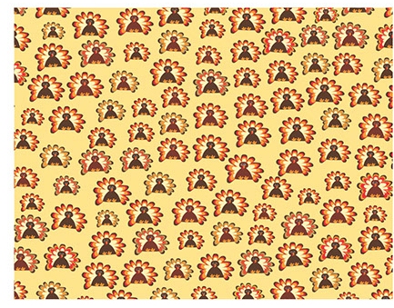 Thanksgiving 1 - QuickStitch Embroidery Paper - One 8.5in x 11in Sheet- CLOSEOUT