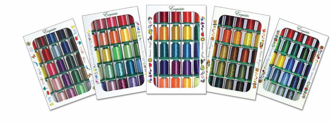 Exquisite/Poly-X40 Super Kit 125 Spool Embroidery Thread Kit