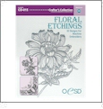 Floral Etching Embroidery Designs on a Multi-Format CD-ROM CD-015
