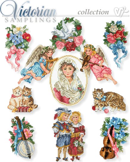 Victorian Samplings Embroidery Designs on CD from the Vermillion Stitchery 70700 - CLOSEOUT