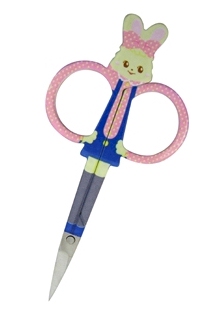Happy Bunny Embroidery Scissors - Pink Polka Dots - CLOSEOUT
