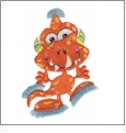 Cute Monster Fringe Collection Embroidery Designs by Dakota Collectibles on a CD-ROM 970464