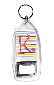 Bottle Opener Keychain - Acrylic Embroidery Blanks - CLOSEOUT