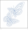Bluework Butterflies Mini Collection of Embroidery Designs by Dakota Collectibles on a CD-ROM 970496