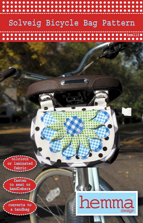 Solveig Bicycle Bag Sewing Pattern by Hemma Design
