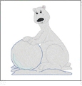 Polar Bear Antics Mini Collection of Embroidery Designs by Dakota Collectibles on a CD-ROM 970494