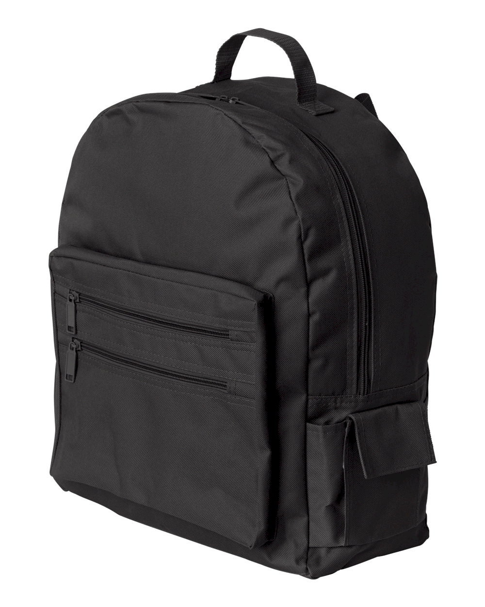 Eco-Friendly 16" Backpack Embroidery Blanks - BLACK