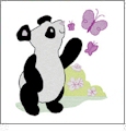 Cute Pandas Embroidery Designs by Dakota Collectibles on a CD-ROM 970471