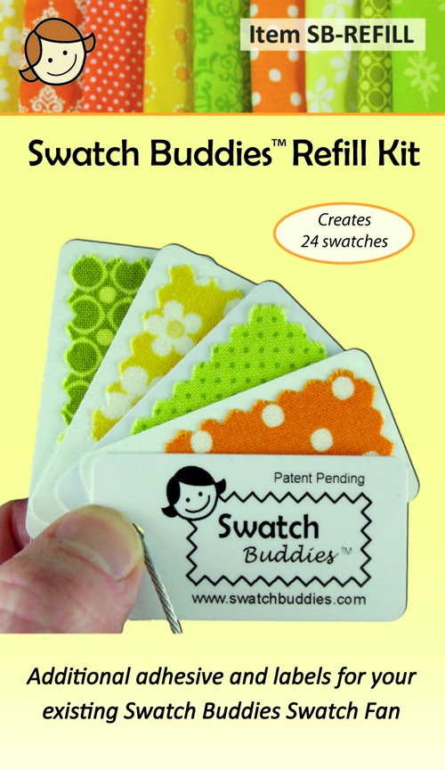 Swatch Buddies Fabric Fan - Refill Kit
