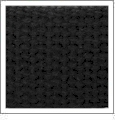 1.25" Heavyweight Cotton Webbing - BLACK - 1 Yard