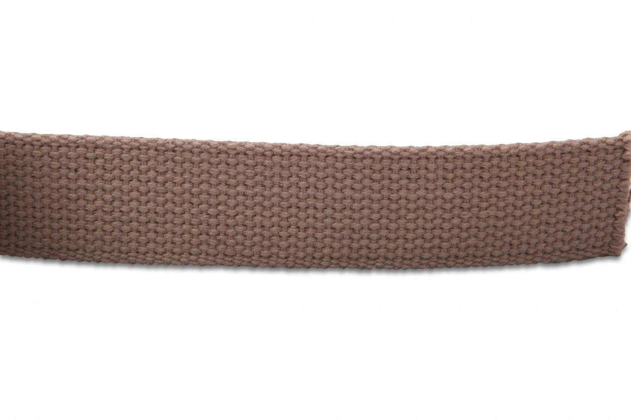 1.25" Heavyweight Cotton Webbing - BUFF - 1 Yard