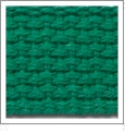 1.25" Heavyweight Cotton Webbing - KELLY GREEN - 1 Yard