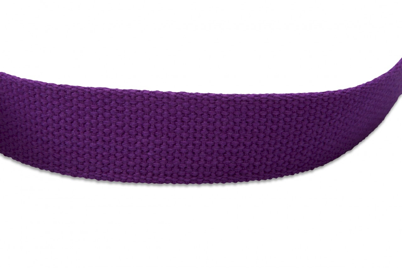 1.25" Heavyweight Cotton Webbing - PURPLE - 1 Yard