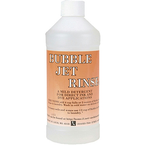 Bubble Jet Rinse Mild Detergent For Direct Ink and Dye Applications - 16oz Bottle