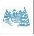 Scenic Winter Toile Embroidery Designs by Dakota Collectibles on a CD-ROM 970487
