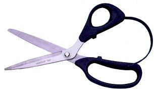 Heritage Cutlery Ergonomic Spring Loaded Scissors
