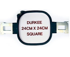 Durkee Hoops - 24cm x 24cm (9"x9") Square Frame for Brother & Baby Lock Multi-Needle Machines