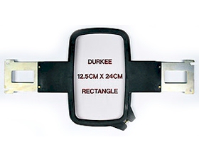 Durkee Hoops - 12.5cm x 24cm Rectangle Frame for Brother & Baby Lock Multi-Needle Machines