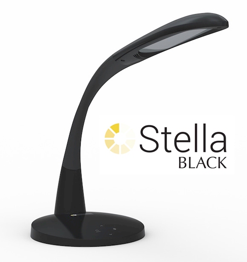 Stella Black Constellation Desk Task Light For Embroidery Machines and Sewing Machines