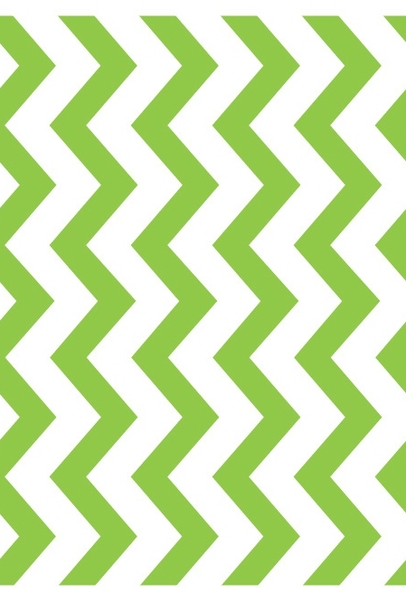Chevron Horizontal LIME - QuickStitch Embroidery Paper - One 8.5in x 11in Sheet - CLOSEOUT