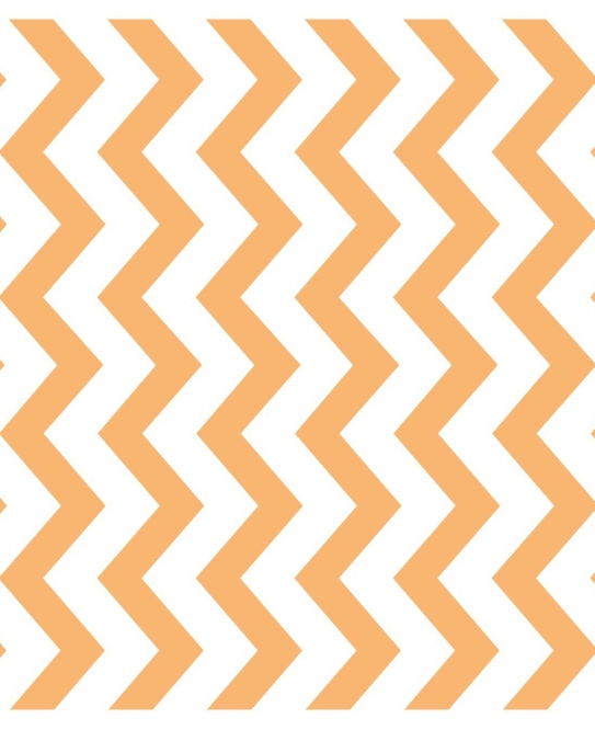Chevron Horizontal TANGERINE - QuickStitch Embroidery Paper - One 8.5in x 11in Sheet - CLOSEOUT