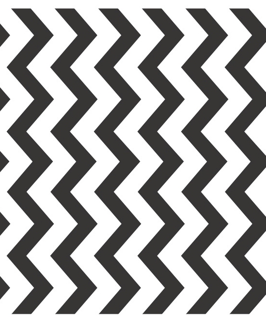 Chevron Horizontal BLACK - QuickStitch Embroidery Paper - One 8.5in x 11in Sheet - CLOSEOUT