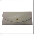 Leatherette Envelope Pocketbook Wallet Embroidery Blank - White