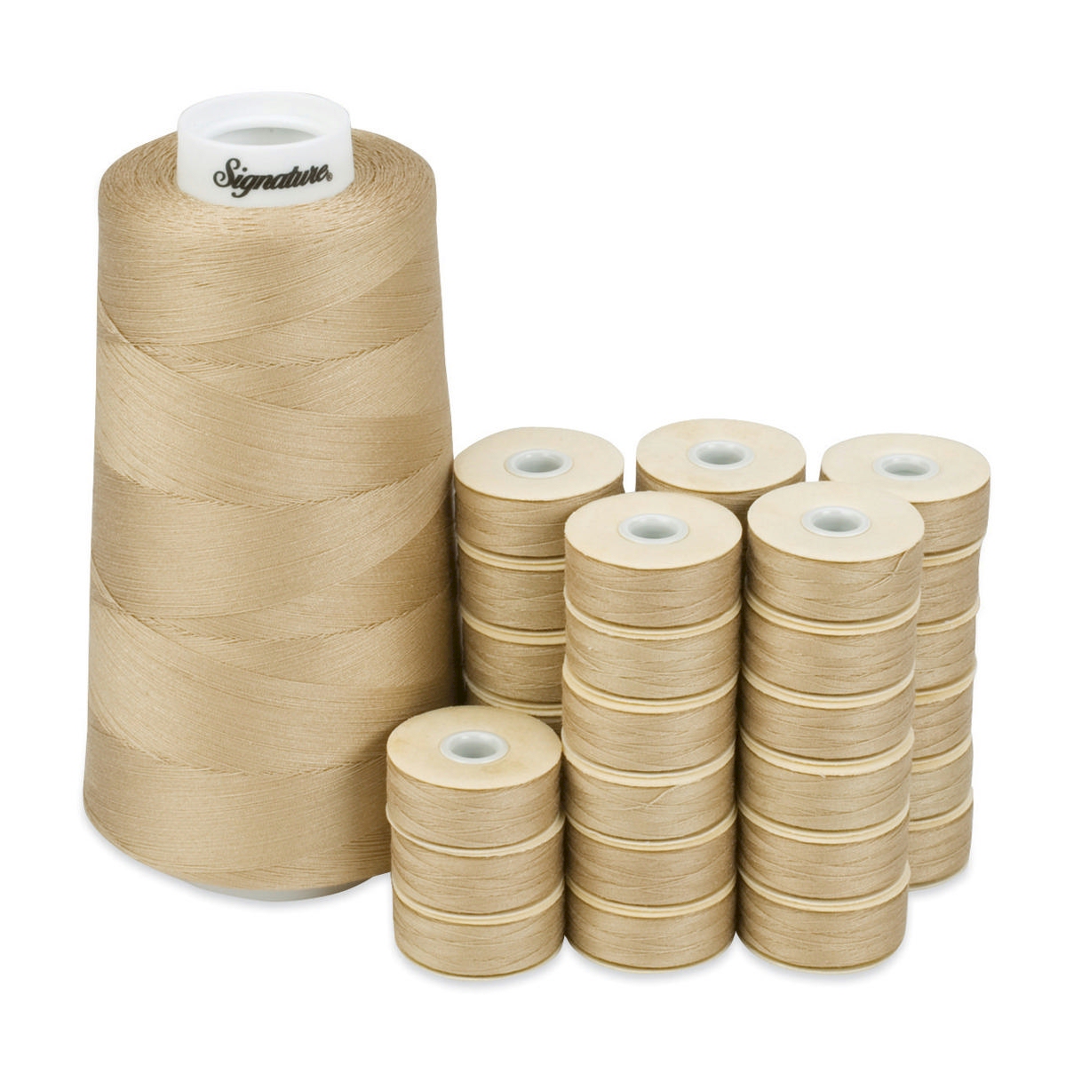 Signature Long Arm Quilting Thread 3000 Yard Cone & Pre-Wound Bobbin Pack - BAGUETTE - Size M