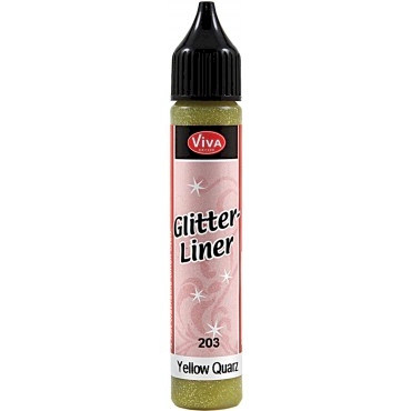 Glitter Liner Pen 25 ml - YELLOW QUARTZ
