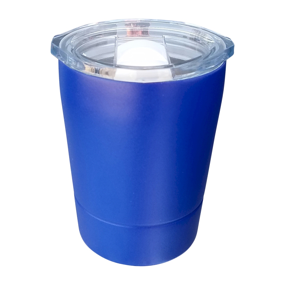 8oz Double Wall Stainless Steel Super Tumbler - BLUE - CLOSEOUT