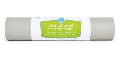 Silhouette Stencil Vinyl with Transfer Tape 9" x 3' Roll - CLOSEOUT