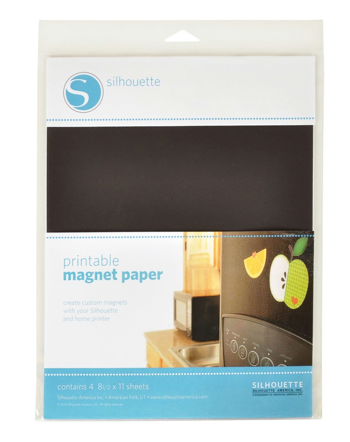 Silhouette Printable Magnet 8.5" x 11" Paper - 4 Sheets - CLOSEOUT