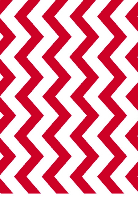 Chevron Horizontal RED - QuickStitch Embroidery Paper - One 8.5in x 11in Sheet - CLOSEOUT
